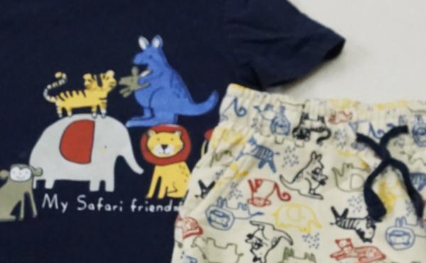 T-Shirt mit kurzer Hose Gr. 74 von Liegelind (3632)